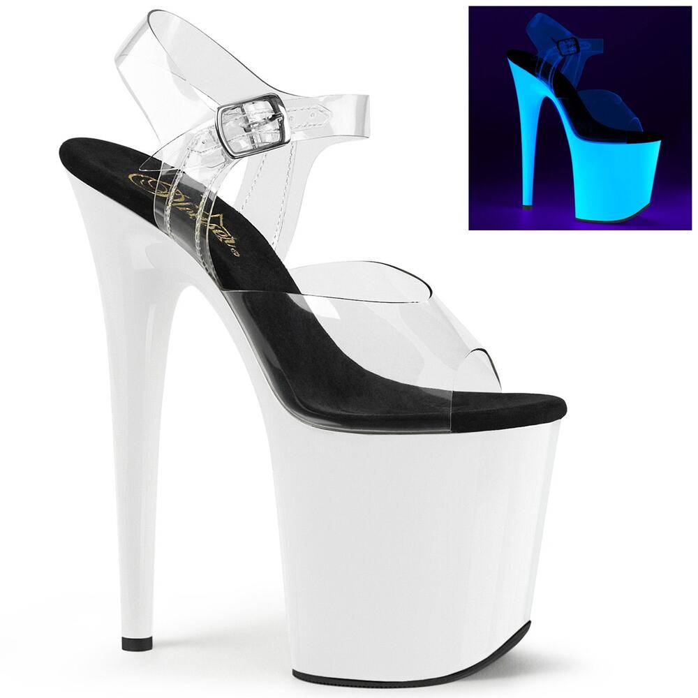 Pleaser Flamingo 808UV sz 8